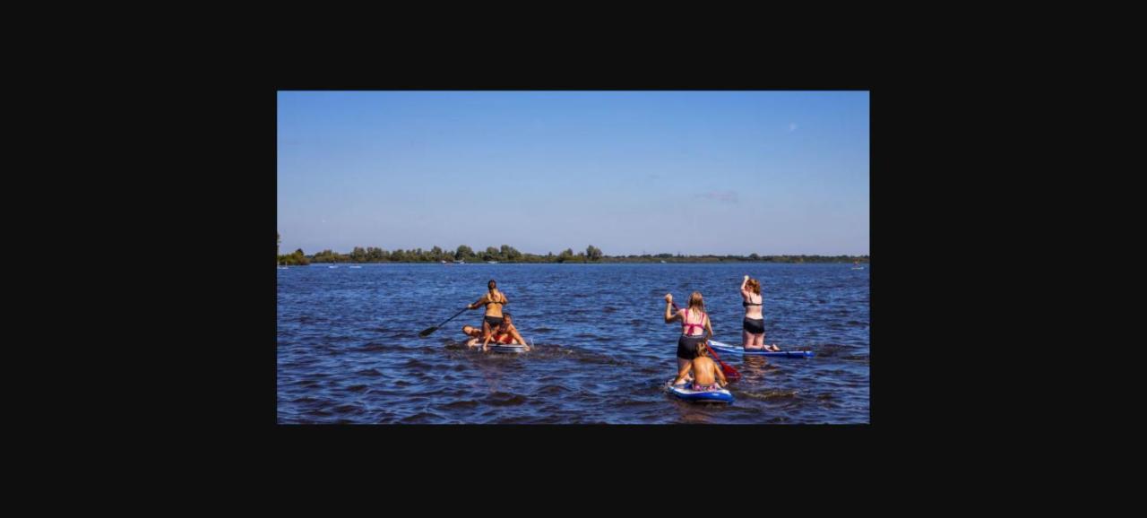 Kajuit423 6Pers 5Sterren Vakantiepark Bergumermeer Aan Het Water In Friesland Met Zwembad Villa Suameer ภายนอก รูปภาพ